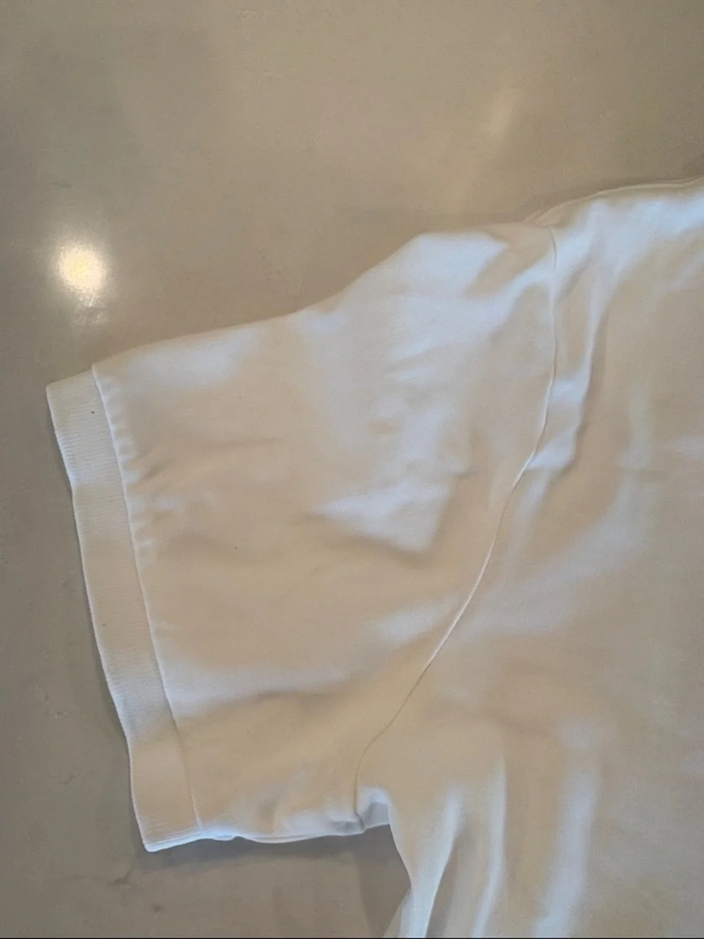 Ralph Lauren White Polo Shirt with Navy Pony - Soft Knit Cotton